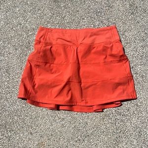 Orange size 4 lululemon skirt
